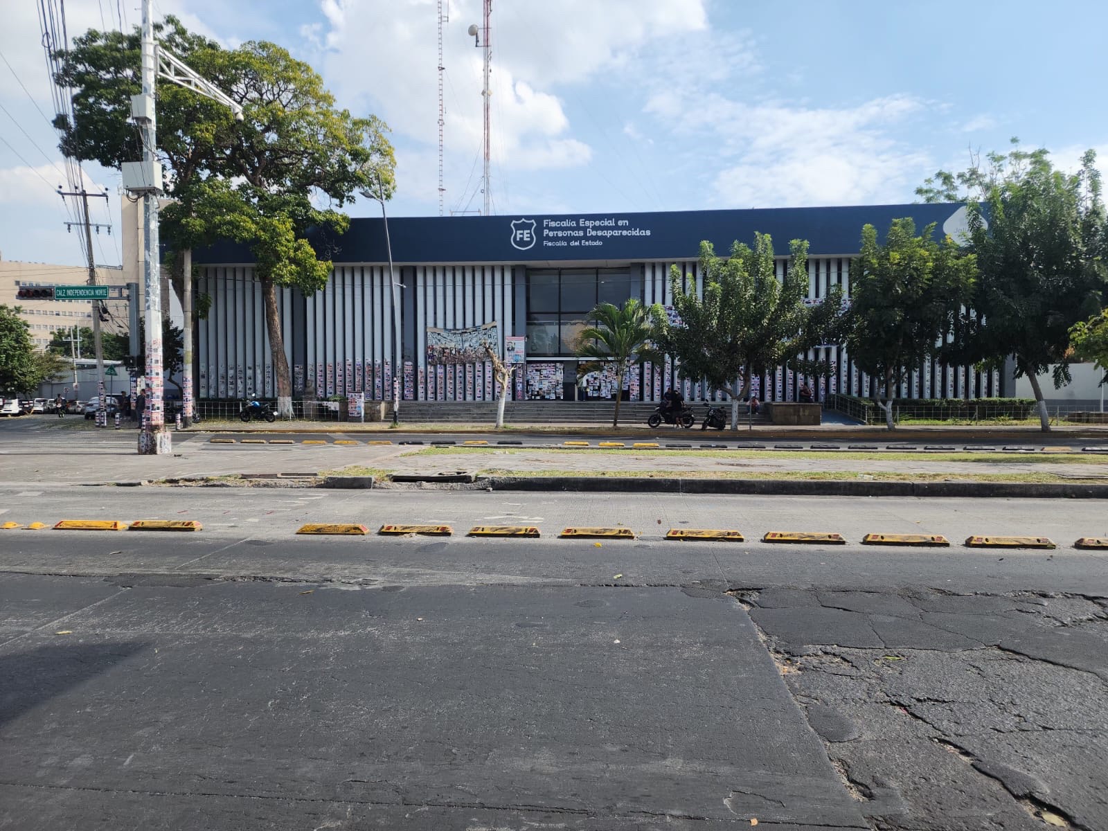 Vista amplia de la Fiscalía Especial en Personas Desaparecidas